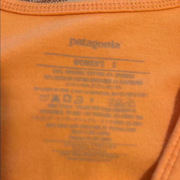 Patagonia Casual Orange and Red Sleeveless Dress size small - Picture 3 of 6